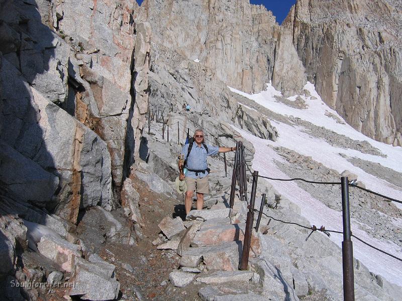 IMG_1551.JPG - Mike at the cables - not too scary!