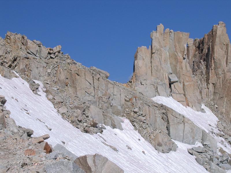 IMG_1558.JPG - Close up of Trail Crest - the notch in the middle