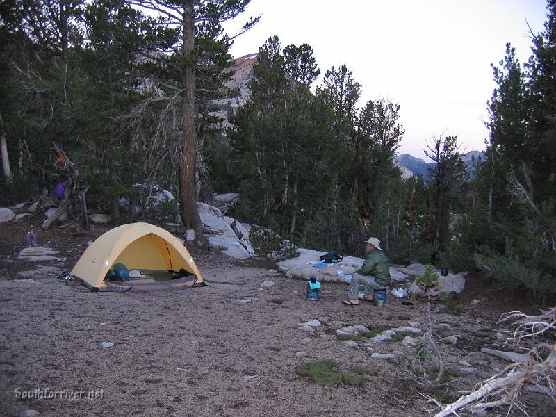 IMG_1634.JPG - Campsite near Charlotte Lake junction