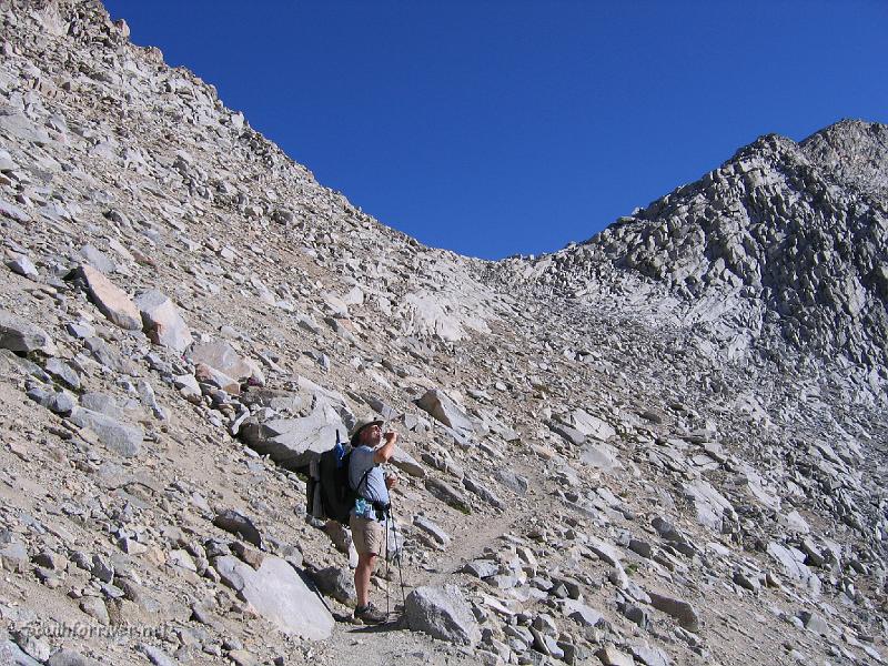 IMG_1694.JPG - Mike on way up Mather Pass