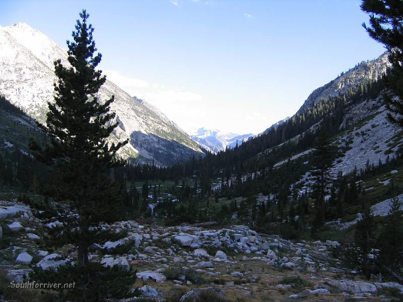 IMG_1724.JPG - The view looking back down towards Little Pete Meadow from our campsite