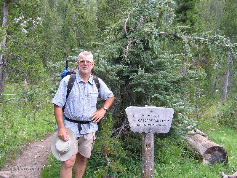 IMG_1844.JPG - Mike at the junction to Fish Creek